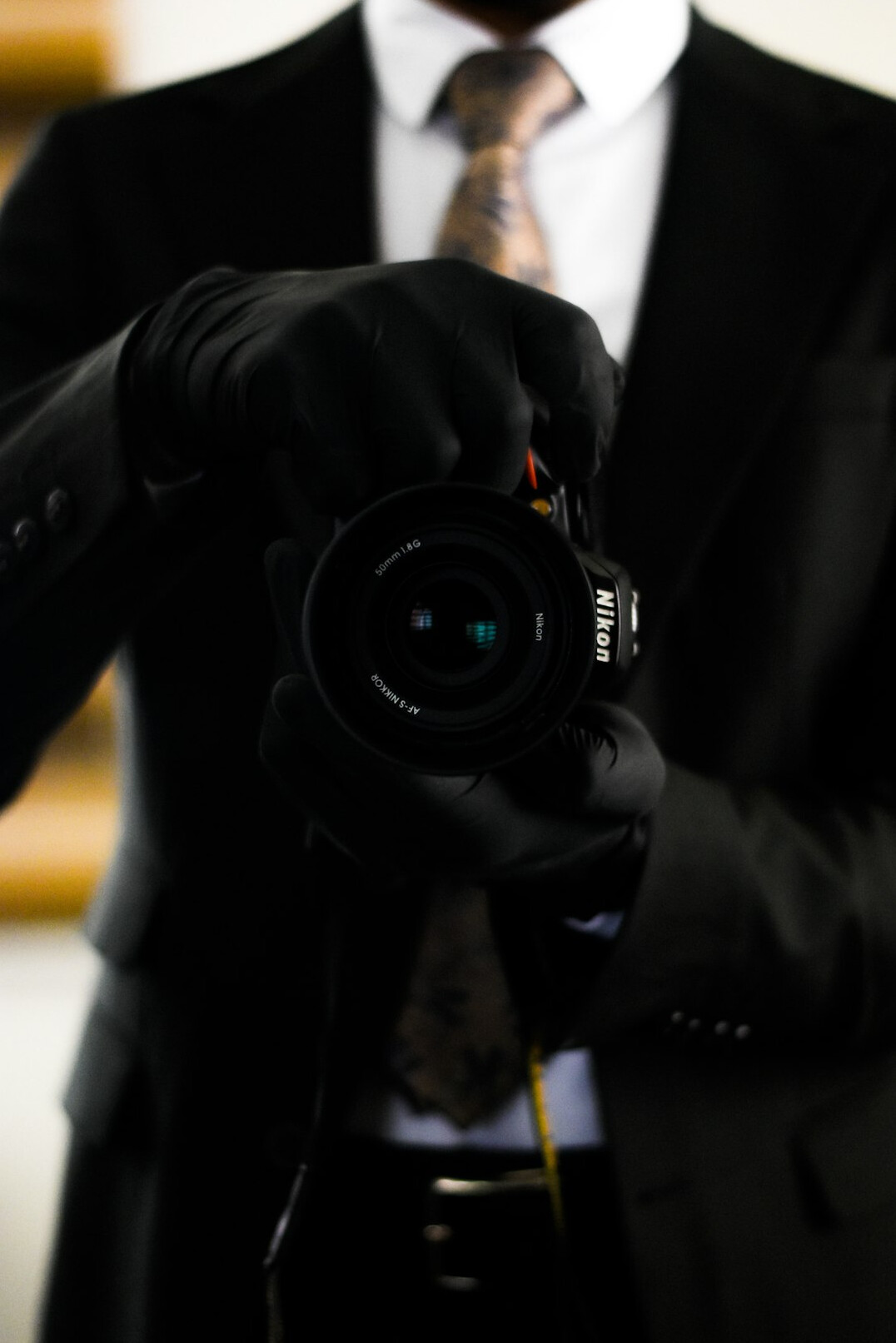 detective reviewing camera footage